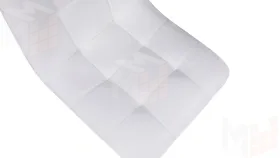 Стул Бруно (паук Т2) Белый муар, Кожзам Белый