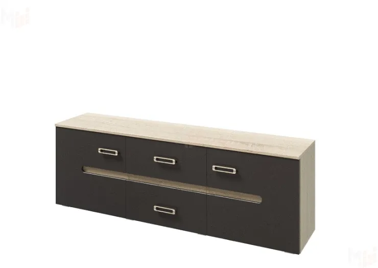 Тумба ТВ Ким (сонома/графит)