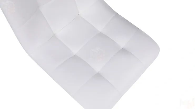 Стул Бруно (паук Т2) Белый муар, Кожзам Белый