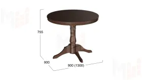 Стол обеденный Орландо Т1 исп.2 - Б-111 Орех темный