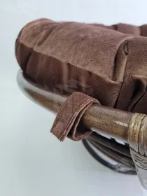 Подушка на диван Мамасан коричневая