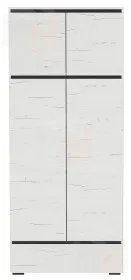 Шкаф ГРЕТТА 4С1Я Дуб Крафт белый-Антрацит