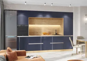 Кухня Карина МДФ 3,2 Пластер индиго