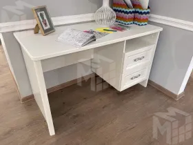 Стол письменный Мишель белый матовый