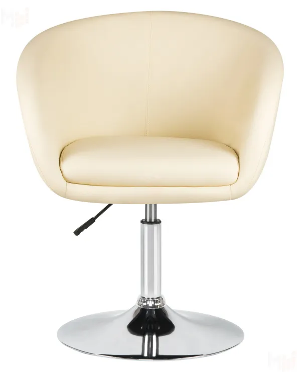 Кресло дизайнерское DOBRIN EDISON (кремовый)