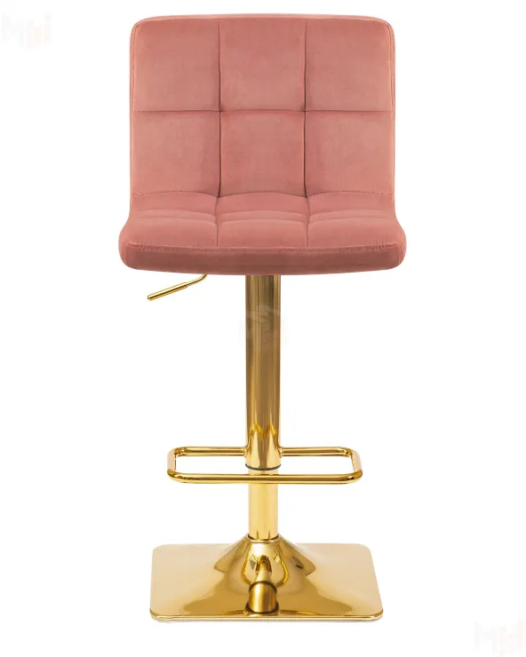 Стул барный DOBRIN GOLDIE (пудрово-розовый велюр (MJ9-32))