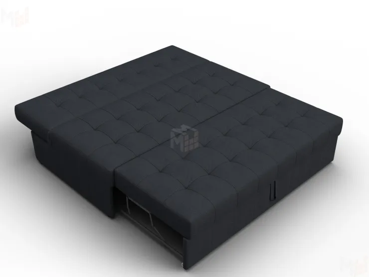 Диван прямой Лига-107 (160) ( JOLY 16 темно-серый )