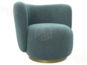 Кресло Лига-072 ( шенилл RIMINI 11 серо-зеленый )
