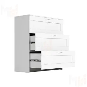 Комод Сириус 3 ящика белый