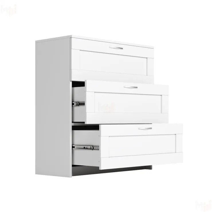 Комод Сириус 3 ящика белый