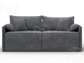 Диван прямой модульный Лига-106 ( BRUT 16 темно-серый )