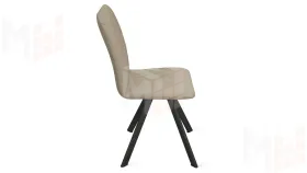 Стул Стенли К2 Черный муар, Велюр Confetti Smoke