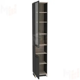 Шкаф для книг AURELIO 9 Антрацит