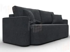 Диван прямой Лига-118 НПБ ( LAIM 26 темно-серый )