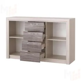 Комод Октава 2С4Я (дуб клабхаус серый)