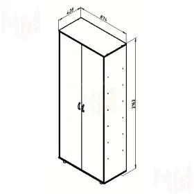 Шкаф для одежды Дельта - 2