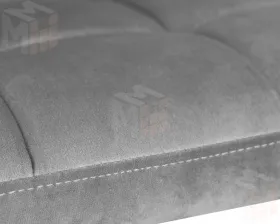 Офисное кресло для персонала DOBRIN TERRY BLACK (серый велюр (MJ9-75))