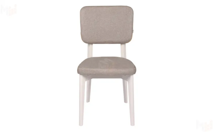 Стул деревянный Орион белая эмаль  обивка Kiton 05