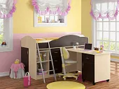 Модульная кровать-чердак Дюймовочка-5 Набор 2
