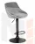 Стул барный DOBRIN LOGAN BLACK (серый велюр (MJ9-75))