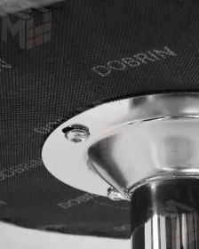 Табурет барный DOBRIN BRUNO (серый велюр (MJ9-75))