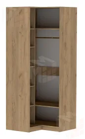 Шкаф Угловой Иннэс-7 Каркас Дуб Крафт Золотой