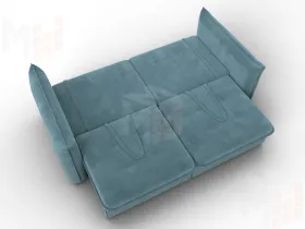 Диван прямой Лига-100 НПБ ( SEVEN 113 бирюзовый )