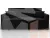 Диван прямой Лига-104 (160) ( SEVEN 35 черный )