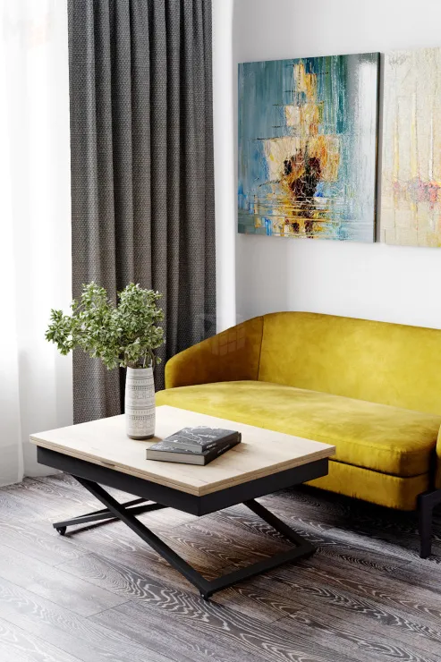 Стол универсальный трансформируемый Генри Дуб галифакс