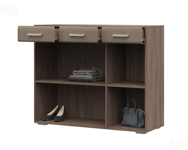 Комод Симба шимо темный - кофе с молоком