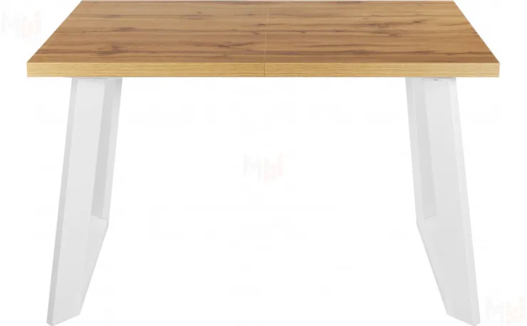 Стол раскладной Райт Лофт 120 Дуб Вотан/Белый