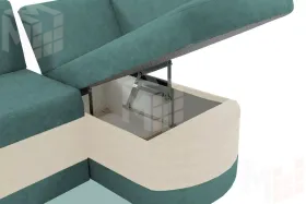 Угловой диван Чикаго со спальным местом