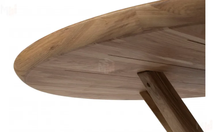 Стол деревянный из массива дуба Эмирель D95 Дуб натуральный