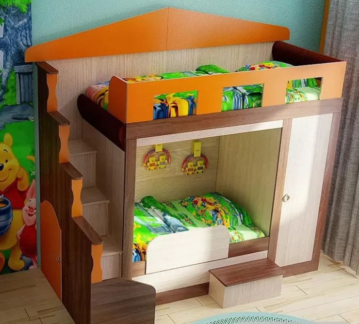 Двухъярусная кровать Фанки Хоум 11003