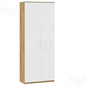 Шкаф комбинированный с 2 дверями Хилтон Исп.2 404.002.000 Белый матовый