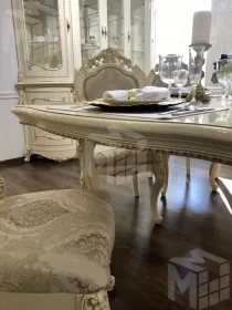 Стол Джоконда крем глянец