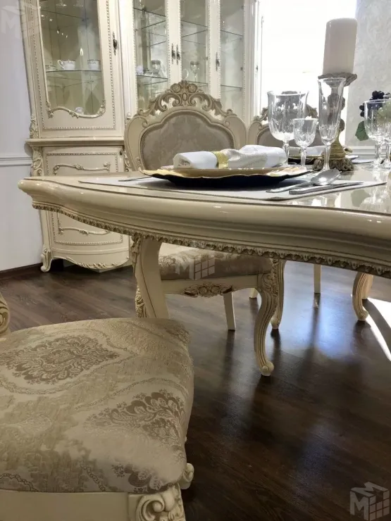 Стол Джоконда крем глянец