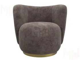 Кресло Лига-072 ( шеннил CRUZ 35 коричневый )