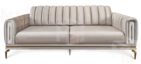 Диван Замира 3х местный бежевый
