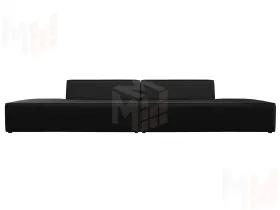 Диван прямой модульный Монс лофт ( GRIFON 18 черный )