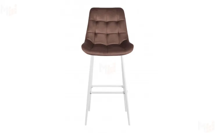 Барный поворотный стул Эйден Confetti coffee/белый