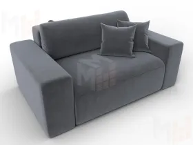 Кресло Лига-036 НПБ ( SEVEN 17 серый )