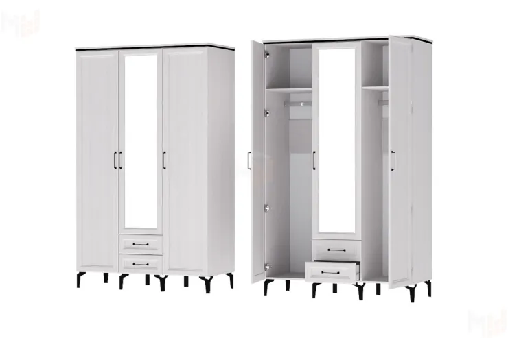 Шкаф ШК-3 Шарм Ясень Анкор Светлый