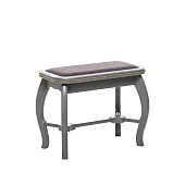 Банкетка Leset "Миледи" (Серый ясень/V19 коричнево-красный)