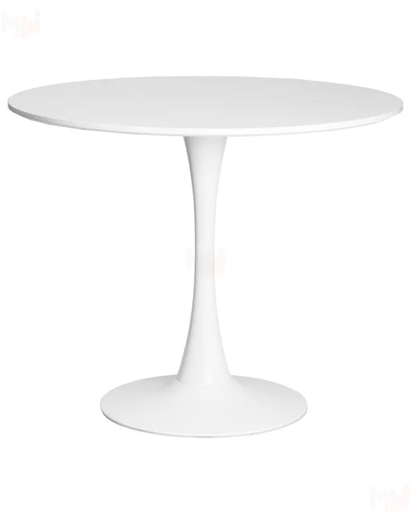 Стол обеденный MIA (белая столешница, белое основание)