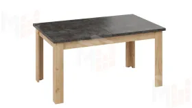 Стол обеденный Ванкувер тип 1  Дуб Крафт золотой, Ателье темное