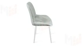 Стул Марвел  К1С Исп. 2 Белый матовый Велюр Confetti Silver