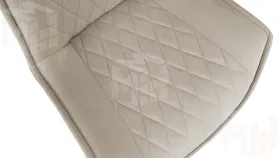 Стул Фэнди К1С  Белый матовый, Велюр Confetti Smoke