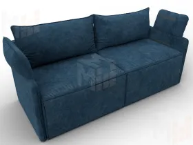 Диван прямой модульный Лига-106 ( BRUT 11 синий )