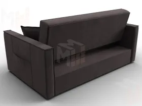 Диван прямой Лига-104 (140) ( SEVEN 727 коричневый )